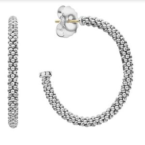 LAGOS Silver Hoop Earrings